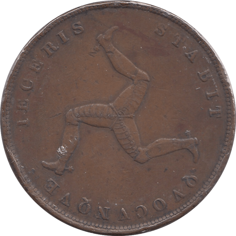 1839 ISLE OF MAN PENNY - WORLD COINS - Cambridgeshire Coins