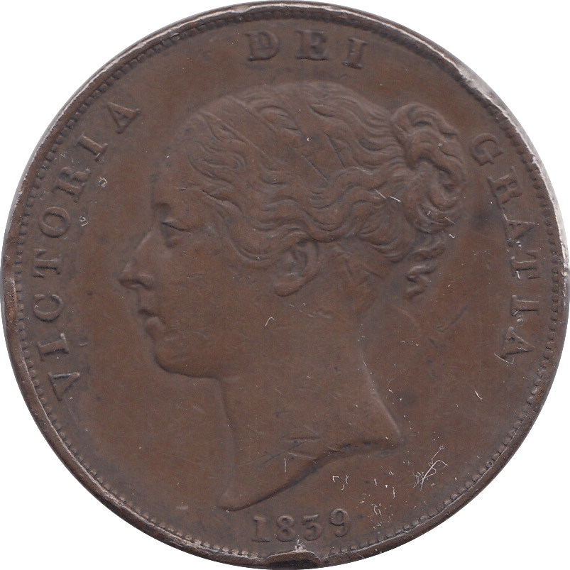 1839 ISLE OF MAN PENNY - WORLD COINS - Cambridgeshire Coins