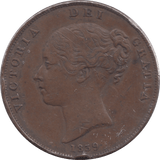 1839 ISLE OF MAN PENNY - WORLD COINS - Cambridgeshire Coins