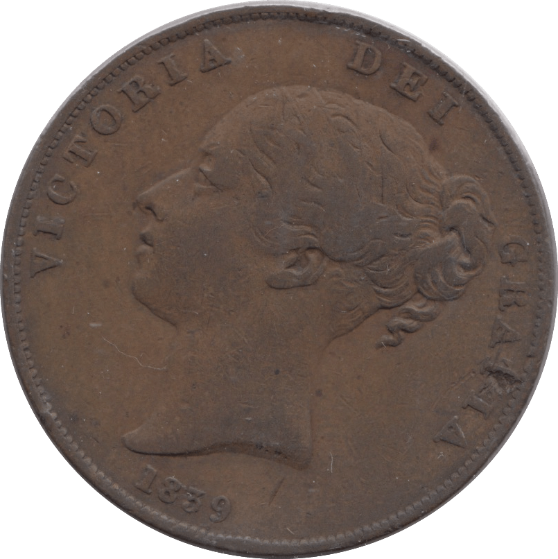 1839 ISLE OF MAN PENNY - WORLD COINS - Cambridgeshire Coins