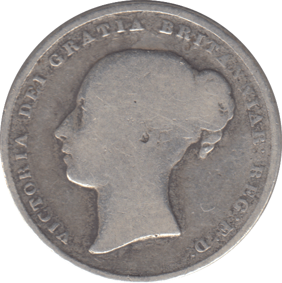 1839 SHILLING ( F ) - SHILLING - Cambridgeshire Coins