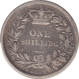 1839 SHILLING ( FAIR ) - SHILLING - Cambridgeshire Coins
