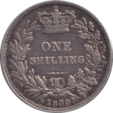 1839 SHILLING ( FINE ) - SHILLING - Cambridgeshire Coins