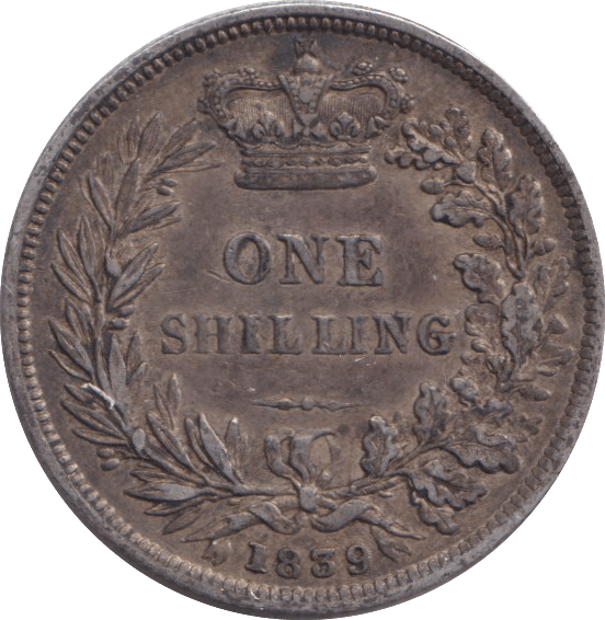 1839 SHILLING ( GF ) - SHILLING - Cambridgeshire Coins