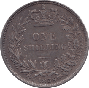 1839 SHILLING ( GVF ) - SHILLING - Cambridgeshire Coins