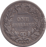 1839 SHILLING ( NF ) 3 - SHILLING - Cambridgeshire Coins