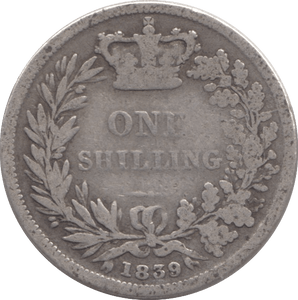 1839 SHILLING ( NF ) - Shilling - Cambridgeshire Coins
