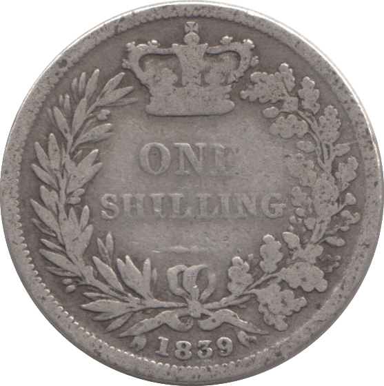 1839 SHILLING ( NF ) - Shilling - Cambridgeshire Coins