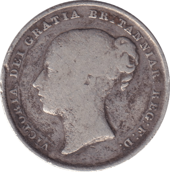 1839 SHILLING ( NF ) - SHILLING - Cambridgeshire Coins
