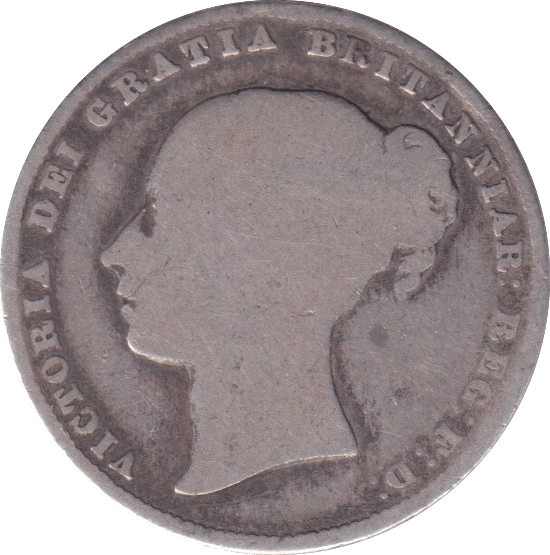 1839 SHILLING ( NF ) - SHILLING - Cambridgeshire Coins