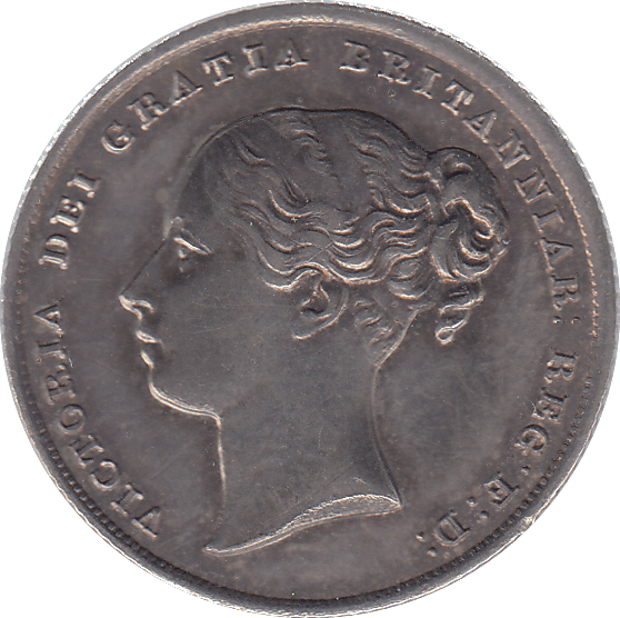 1839 SILVER SHILLING VICTORIA ( AUNC ) - SHILLING - Cambridgeshire Coins