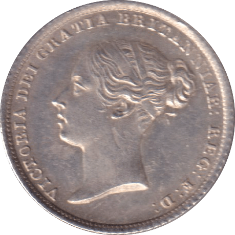 1839 SIXPENCE ( EF ) - SIXPENCE - Cambridgeshire Coins