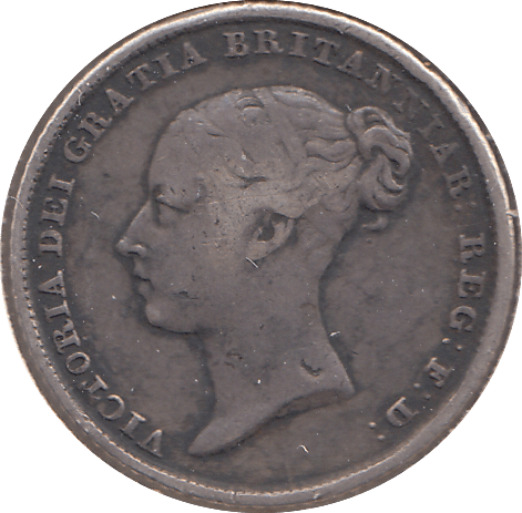 1839 SIXPENCE ( FINE ) - SIXPENCE - Cambridgeshire Coins