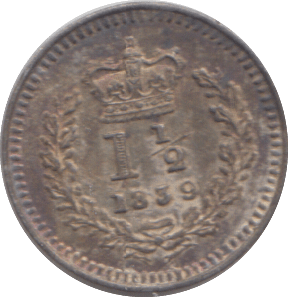 1839 THREE HALF PENCE ( AUNC ) - THREE HALF PENCE - Cambridgeshire Coins