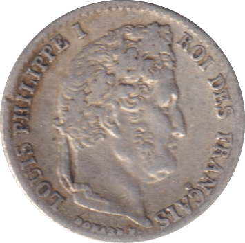 1840 1/4 FRANC FRANCE - SILVER WORLD COINS - Cambridgeshire Coins