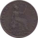 1840 FARTHING ( FINE ) - Farthing - Cambridgeshire Coins