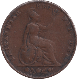1840 FARTHING ( FINE ) - FARTHING - Cambridgeshire Coins