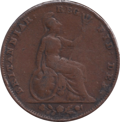 1840 FARTHING ( FINE ) - FARTHING - Cambridgeshire Coins