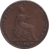 1840 FARTHING ( FINE ) - FARTHING - Cambridgeshire Coins