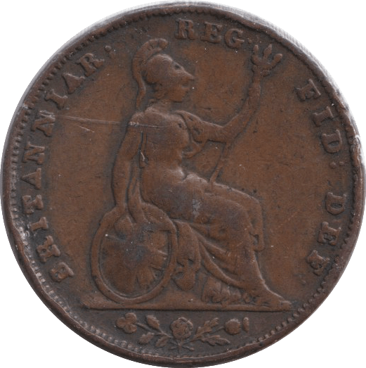 1840 FARTHING ( FINE ) - FARTHING - Cambridgeshire Coins