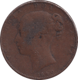 1840 FARTHING ( FINE ) - FARTHING - Cambridgeshire Coins