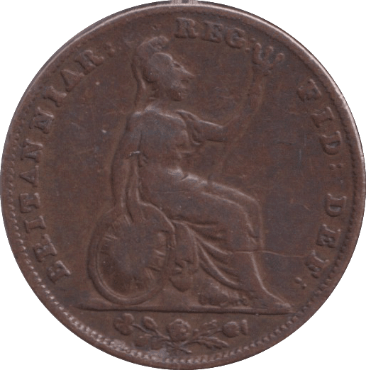 1840 FARTHING ( GF ) - FARTHING - Cambridgeshire Coins