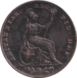 1840 FARTHING ( GVF ) - FARTHING - Cambridgeshire Coins