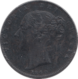 1840 FARTHING ( GVF ) - Farthing - Cambridgeshire Coins