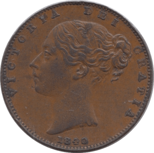 1840 FARTHING ( GVF ) - Farthing - Cambridgeshire Coins