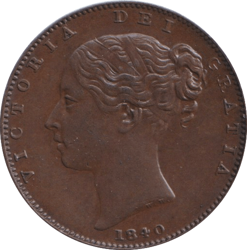 1840 FARTHING ( UNC ) - FARTHING - Cambridgeshire Coins
