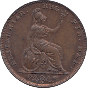 1840 FARTHING ( UNC ) - FARTHING - Cambridgeshire Coins