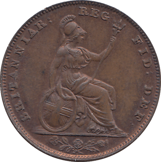 1840 FARTHING ( UNC ) - FARTHING - Cambridgeshire Coins