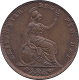 1840 FARTHING ( UNC ) - FARTHING - Cambridgeshire Coins