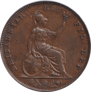 1840 FARTHING ( UNC ) - FARTHING - Cambridgeshire Coins