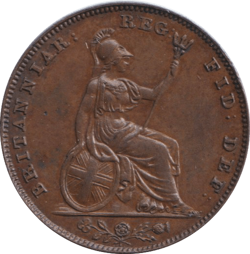 1840 FARTHING ( UNC ) - FARTHING - Cambridgeshire Coins