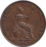 1840 FARTHING ( UNC ) - FARTHING - Cambridgeshire Coins