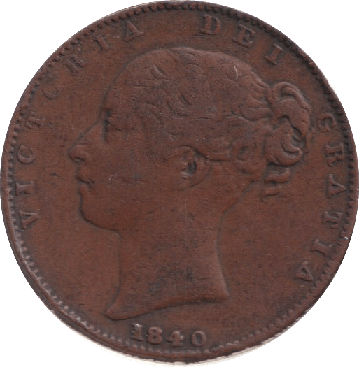 1840 FARTHING ( VF ) - FARTHING - Cambridgeshire Coins