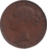 1840 FARTHING ( VF ) - FARTHING - Cambridgeshire Coins