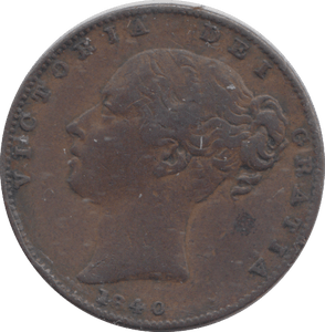 1840 FARTHING ( VF ) - FARTHING - Cambridgeshire Coins
