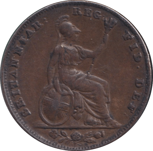 1840 FARTHING ( VF ) - FARTHING - Cambridgeshire Coins