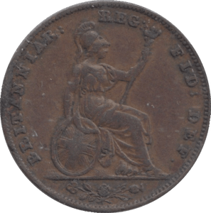 1840 FARTHING ( VF ) - FARTHING - Cambridgeshire Coins