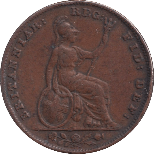 1840 FARTHING ( VF ) - FARTHING - Cambridgeshire Coins