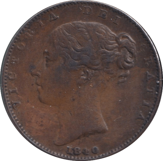 1840 FARTHING ( VF ) - FARTHING - Cambridgeshire Coins
