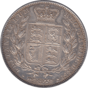 1840 HALFCROWN ( AUNC ) CLEANED - HALFCROWN - Cambridgeshire Coins