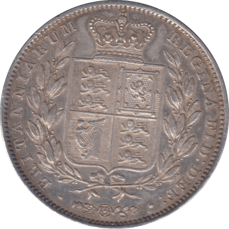 1840 HALFCROWN ( AUNC ) CLEANED - HALFCROWN - Cambridgeshire Coins