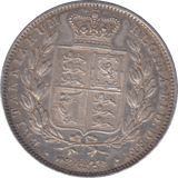 1840 HALFCROWN ( AUNC ) CLEANED - HALFCROWN - Cambridgeshire Coins