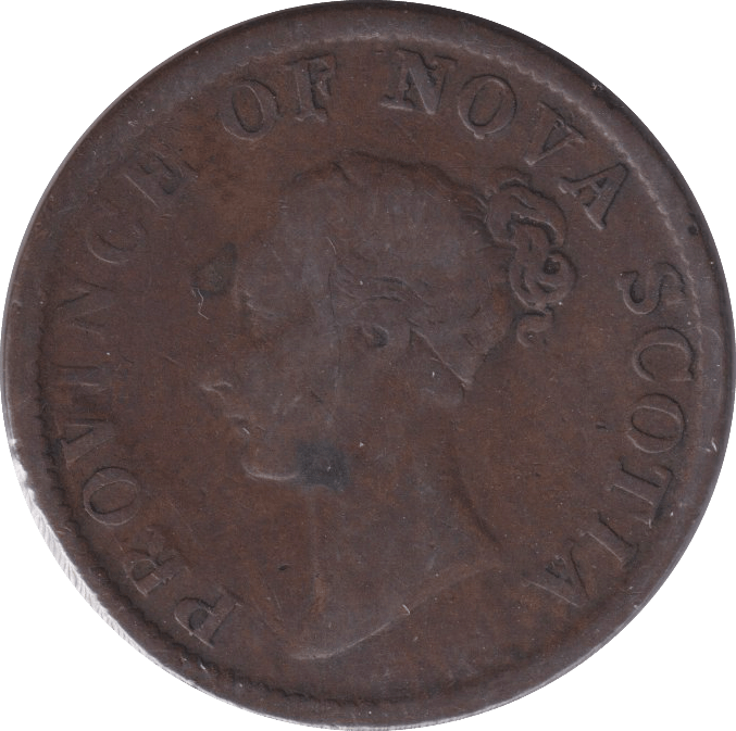 1840 HALFPENNY TOKEN NOVA SCOTIA - WORLD COINS - Cambridgeshire Coins