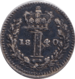 1840 MAUNDY ONE PENNY ( GVF ) - MAUNDY ONE PENNY - Cambridgeshire Coins