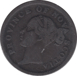 1840 NOVA SCOTIA ONE PENNY TOKEN - WORLD COINS - Cambridgeshire Coins