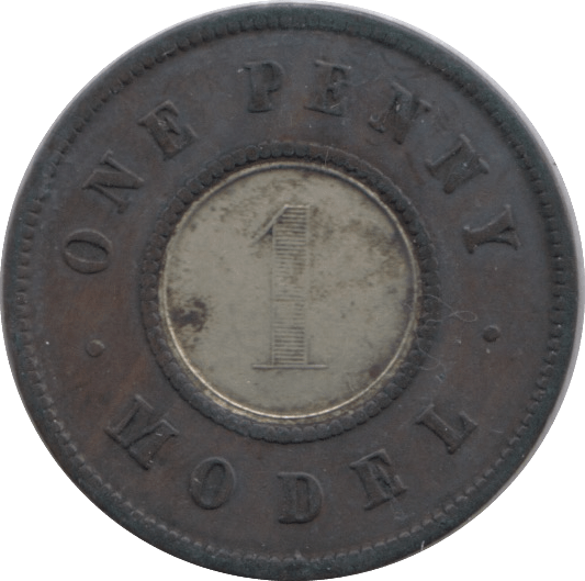 1840 ONE PENNY TOY MONEY - TOY MONEY - Cambridgeshire Coins